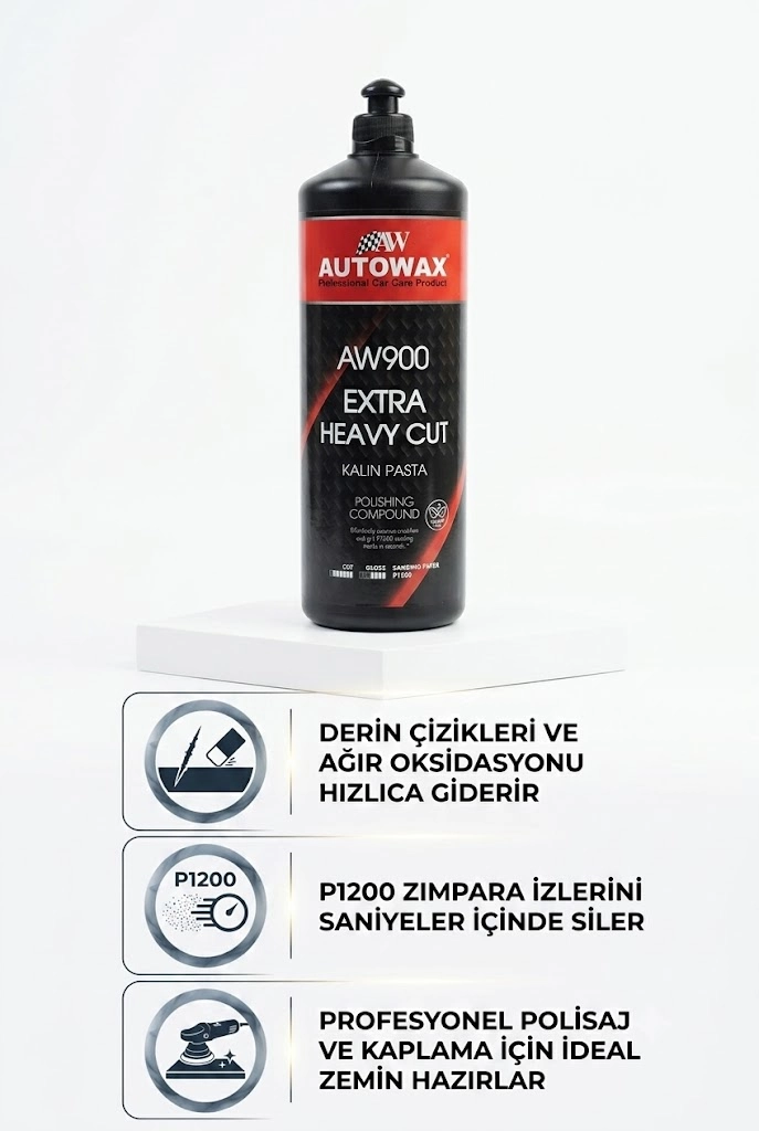Ultra Heavy Cut Çizik Giderici Kalın Pasta 1 LT